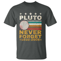 Never Forget Pluto T Shirt Retro Style Funny Space Science 1930-2006 - Wonder Print Shop