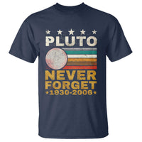 Never Forget Pluto T Shirt Retro Style Funny Space Science 1930-2006 - Wonder Print Shop