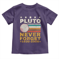 Never Forget Pluto Toddler T Shirt Retro Style Funny Space Science 1930-2006