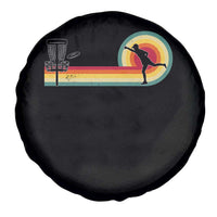 Disc Golf Retro Spare Tire Cover Vintage Frisbee Golf Player