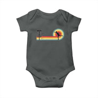 Disc Golf Retro Baby Onesie Vintage Frisbee Golf Player