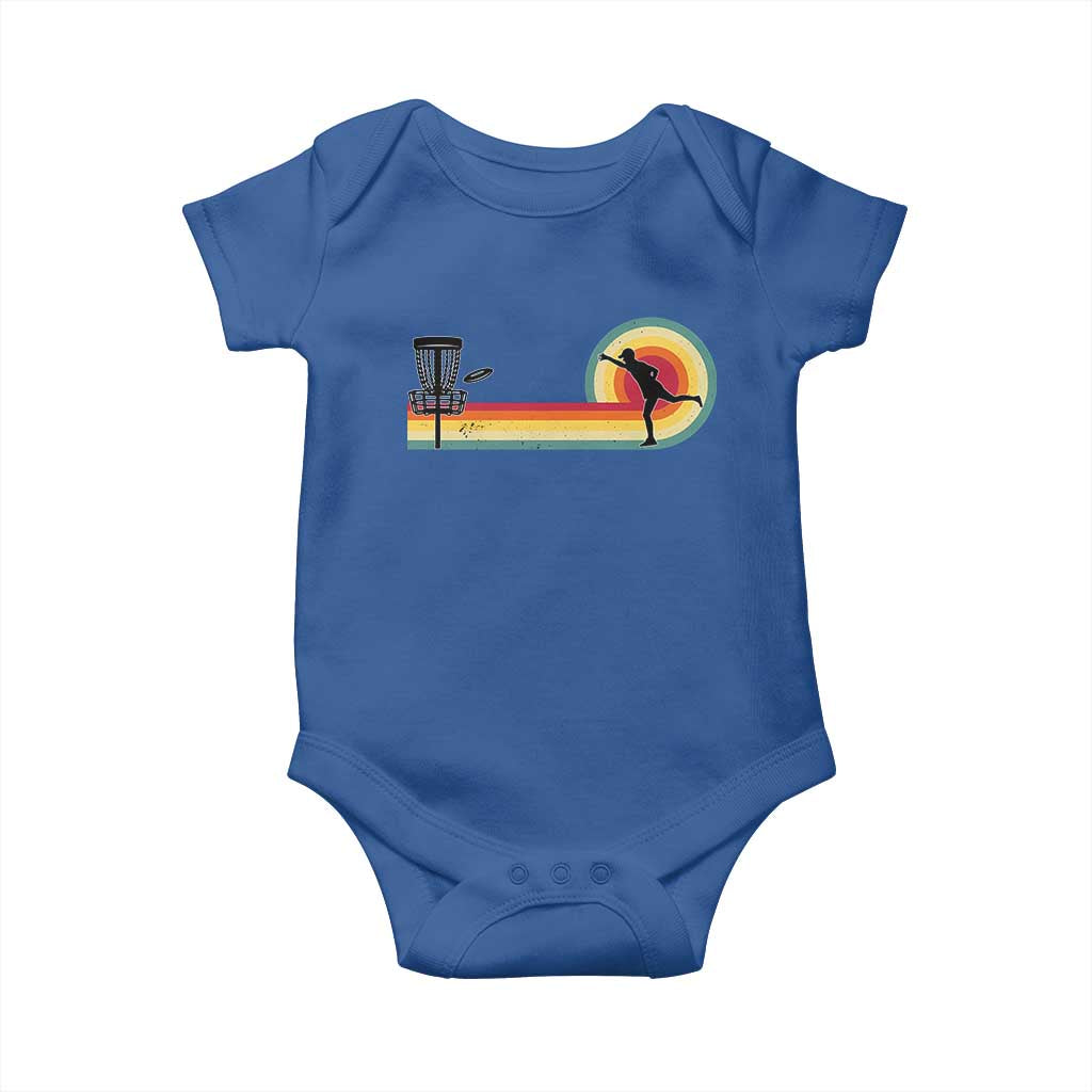 Disc Golf Retro Baby Onesie Vintage Frisbee Golf Player
