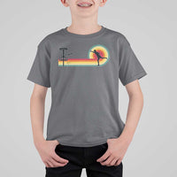 Disc Golf Retro T Shirt For Kid Vintage Frisbee Golf Player - Wonder Print Shop