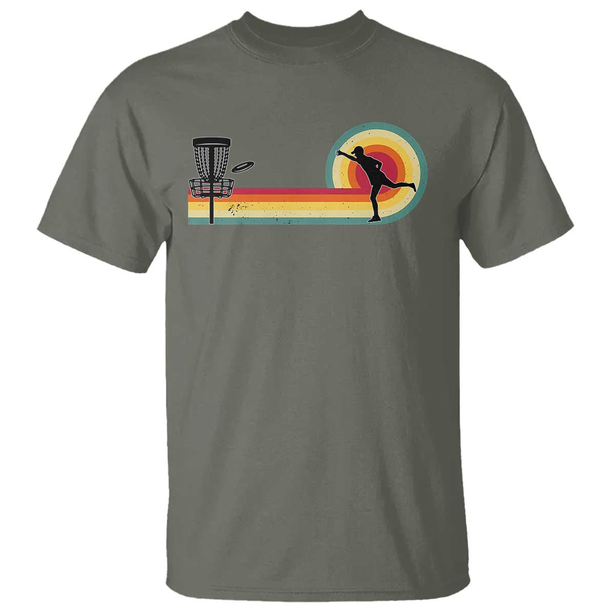 Disc Golf Retro T Shirt Vintage Frisbee Golf Player - Wonder Print Shop