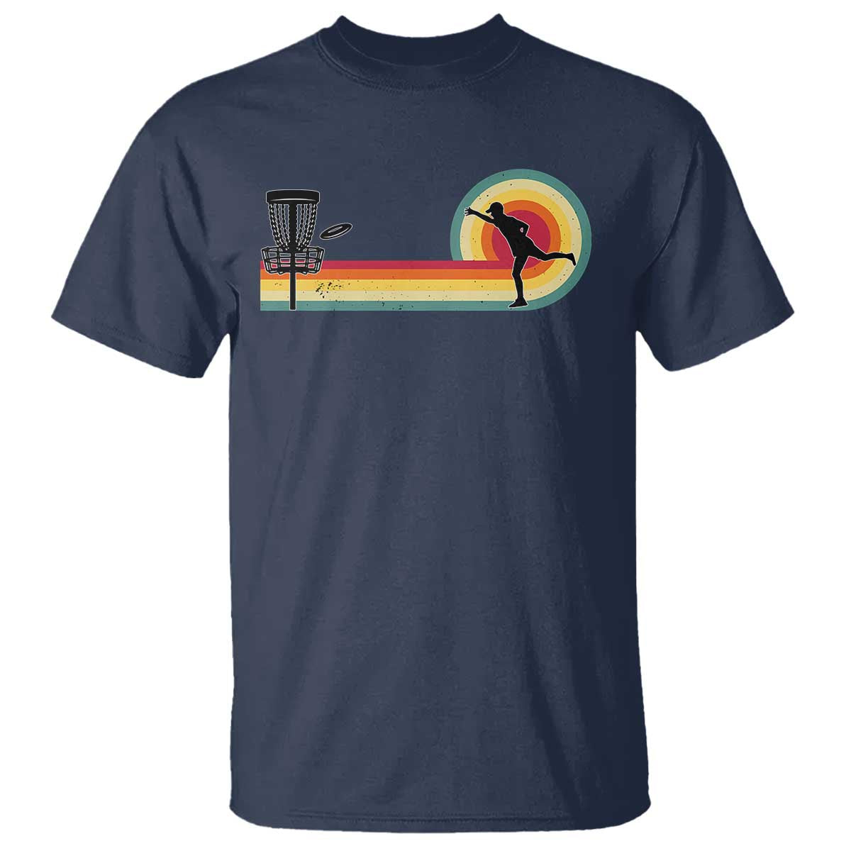 Disc Golf Retro T Shirt Vintage Frisbee Golf Player - Wonder Print Shop