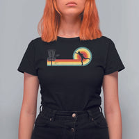 Disc Golf Retro T Shirt For Women Vintage Frisbee Golf Player - Wonder Print Shop