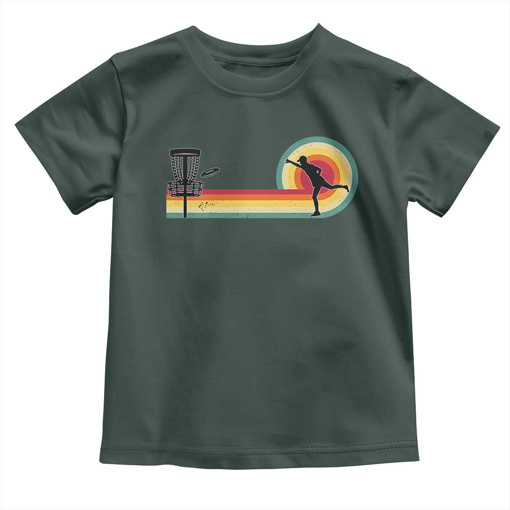 Disc Golf Retro Toddler T Shirt Vintage Frisbee Golf Player