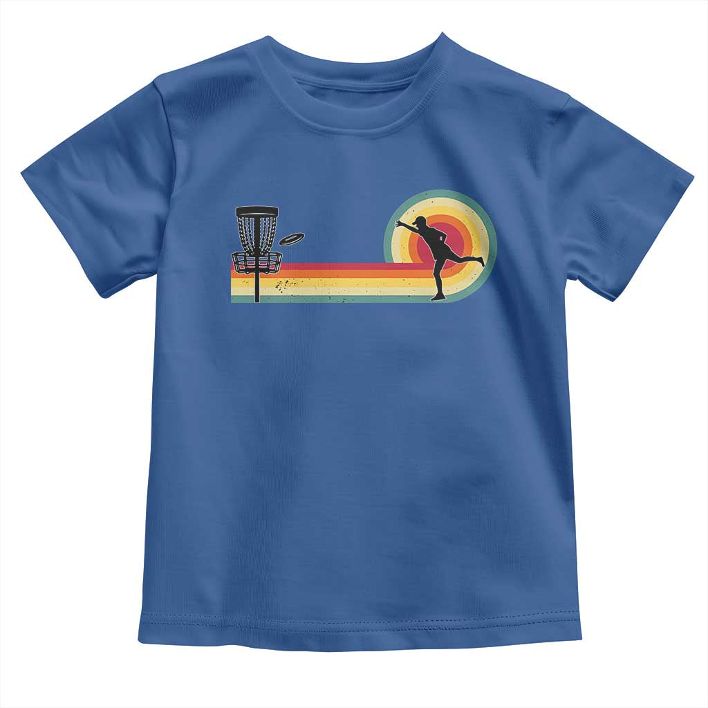Disc Golf Retro Toddler T Shirt Vintage Frisbee Golf Player