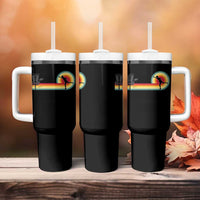 Disc Golf Retro Tumbler With Handle Vintage Frisbee Golf Player