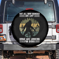 Funny Bigfoot Disc Golf Spare Tire Cover Not All Who Wander Are Lost Sasquatch Lovers