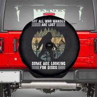 Funny Bigfoot Disc Golf Spare Tire Cover Not All Who Wander Are Lost Sasquatch Lovers
