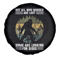 Funny Bigfoot Disc Golf Spare Tire Cover Not All Who Wander Are Lost Sasquatch Lovers