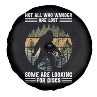 Funny Bigfoot Disc Golf Spare Tire Cover Not All Who Wander Are Lost Sasquatch Lovers
