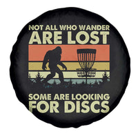 Funny Disc Golf Bigfoot Spare Tire Cover Vintage Sasquatch Sports Golfer Dad Frisbee - Wonder Print Shop