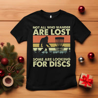 Funny Disc Golf Bigfoot T Shirt Vintage Sasquatch Sports Golfer Dad Frisbee - Wonder Print Shop