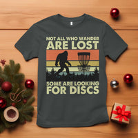 Funny Disc Golf Bigfoot T Shirt Vintage Sasquatch Sports Golfer Dad Frisbee - Wonder Print Shop