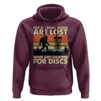 Funny Disc Golf Bigfoot Hoodie Vintage Sasquatch Sports Golfer Dad Frisbee - Wonder Print Shop