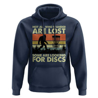 Funny Disc Golf Bigfoot Hoodie Vintage Sasquatch Sports Golfer Dad Frisbee - Wonder Print Shop