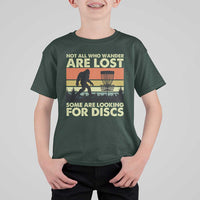 Funny Disc Golf Bigfoot T Shirt For Kid Vintage Sasquatch Sports Golfer Dad Frisbee - Wonder Print Shop