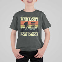 Funny Disc Golf Bigfoot T Shirt For Kid Vintage Sasquatch Sports Golfer Dad Frisbee - Wonder Print Shop