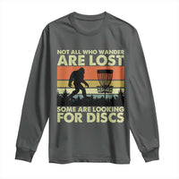 Funny Disc Golf Bigfoot Long Sleeve Shirt Vintage Sasquatch Sports Golfer Dad Frisbee - Wonder Print Shop