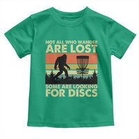 Funny Disc Golf Bigfoot Toddler T Shirt Vintage Sasquatch Sports Golfer Dad Frisbee - Wonder Print Shop