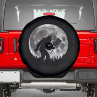 Disc Golf Bigfoot Spare Tire Cover Funny Cool Full Moon & Trees Sasquatch - Wonder Print Shop