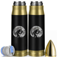 Disc Golf Bigfoot Bullet Tumbler Funny Cool Full Moon & Trees Sasquatch - Wonder Print Shop
