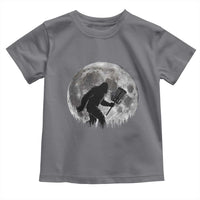 Disc Golf Bigfoot Toddler T Shirt Funny Cool Full Moon & Trees Sasquatch - Wonder Print Shop
