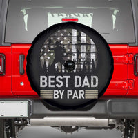 Disc Golf Best Dad By Par Spare Tire Cover Funny Sports Golfer Frisbee Camo American Flag - Wonder Print Shop