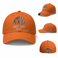 Disc Golf Best Dad By Par Baseball Cap Funny Sports Golfer Frisbee Camo American Flag