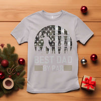 Disc Golf Best Dad By Par T Shirt Funny Sports Golfer Frisbee Camo American Flag - Wonder Print Shop