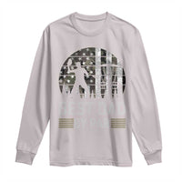Disc Golf Best Dad By Par Long Sleeve Shirt Funny Sports Golfer Frisbee Camo American Flag - Wonder Print Shop