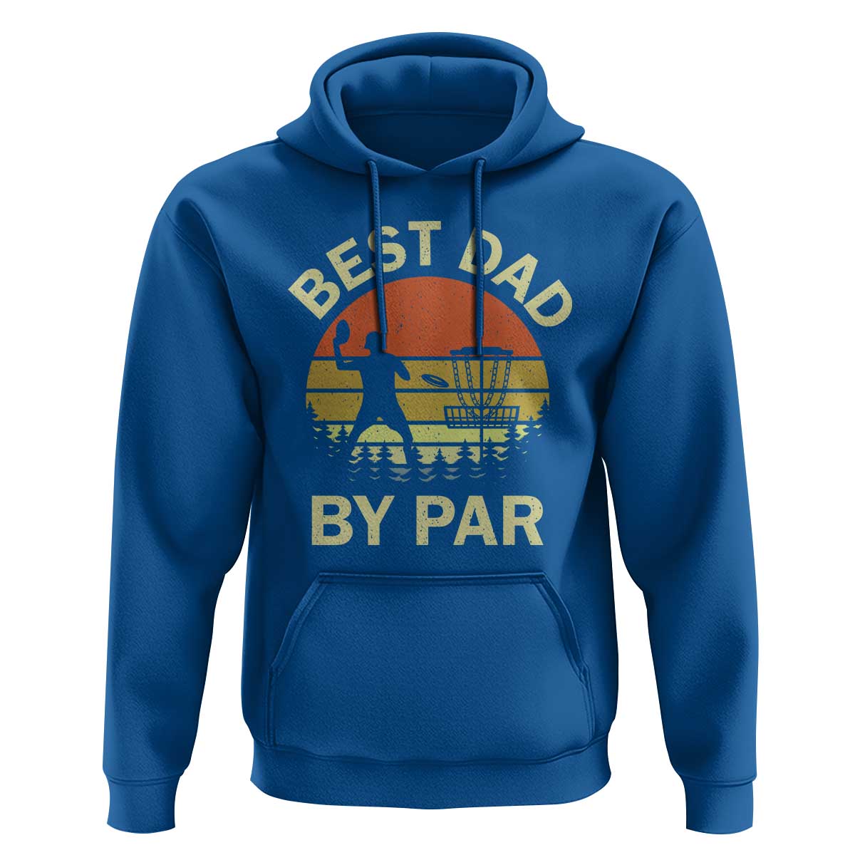 Best Dad By Par Disc Golf Hoodie American Camouflage FlaG