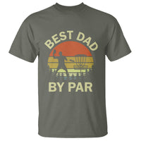 Best Dad By Par Disc Golf T Shirt American Camouflage FlaG - Wonder Print Shop