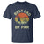 Best Dad By Par Disc Golf T Shirt American Camouflage FlaG - Wonder Print Shop