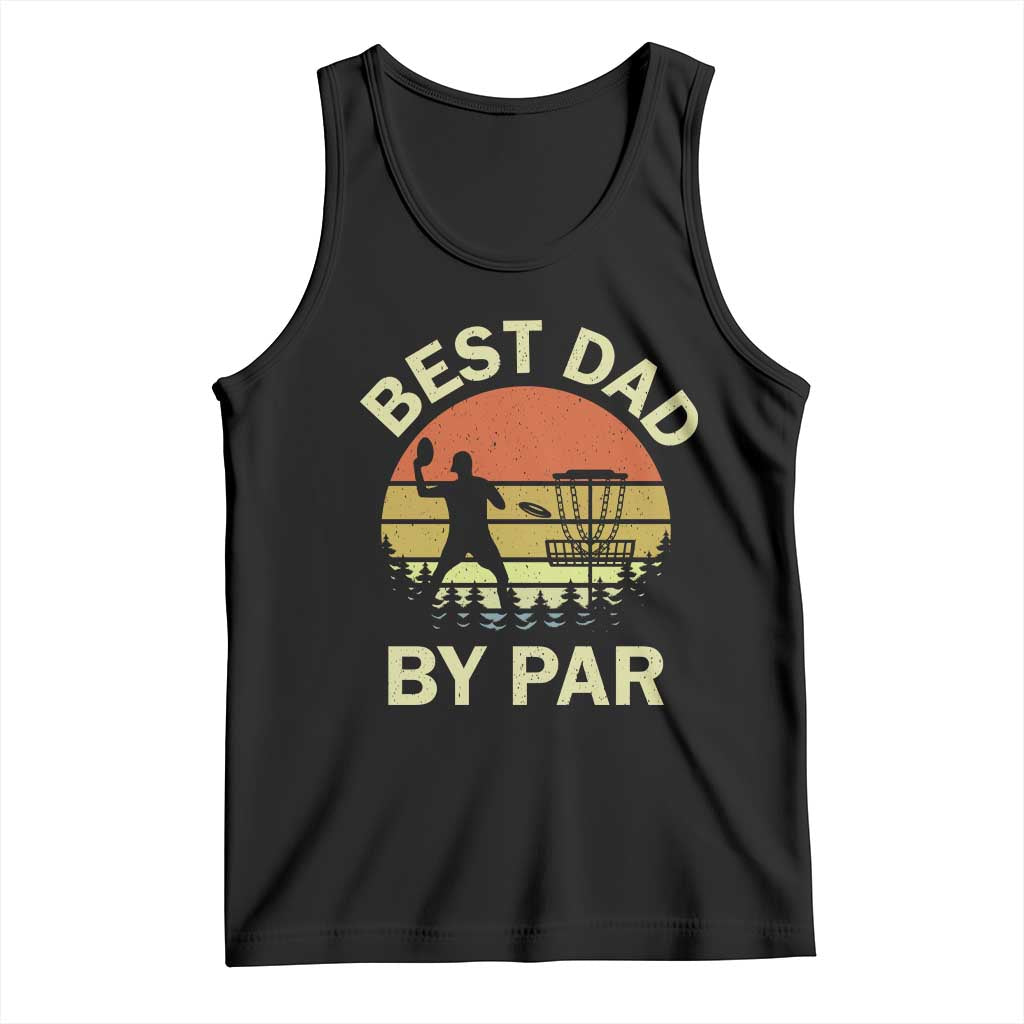 Best Dad By Par Disc Golf Tank Top American Camouflage FlaG