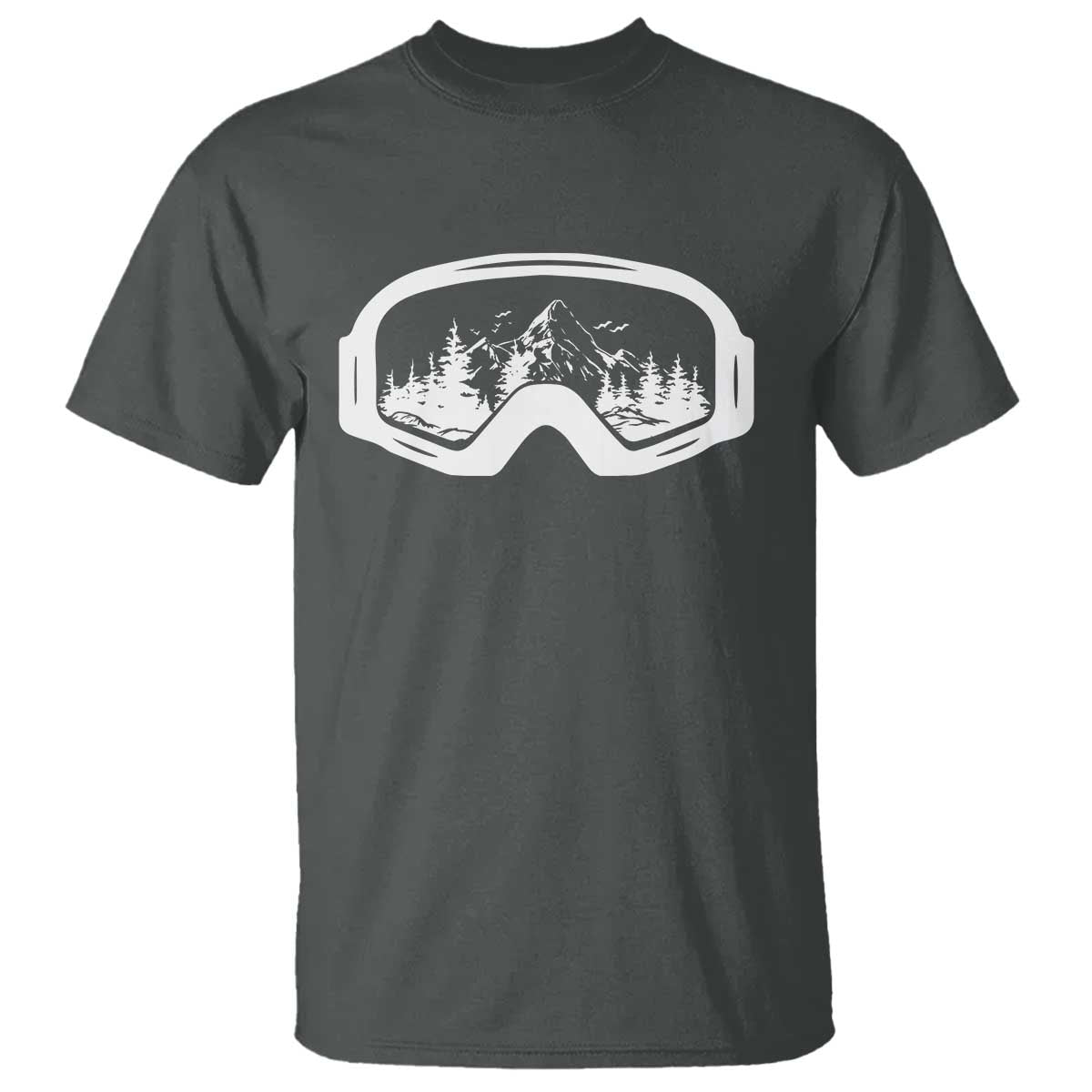 Skiing T Shirt Skiing Goggles Snow Wintersport Ski Snowboard - Wonder Print Shop