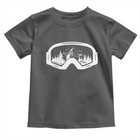 Skiing Toddler T Shirt Skiing Goggles Snow Wintersport Ski Snowboard