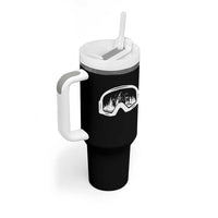 Skiing Tumbler With Handle Skiing Goggles Snow Wintersport Ski Snowboard
