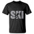 Cool Distressed Skiing T Shirt for Skiers - Wonder Print Shop