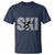Cool Distressed Skiing T Shirt for Skiers - Wonder Print Shop