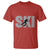 Cool Distressed Skiing T Shirt for Skiers - Wonder Print Shop