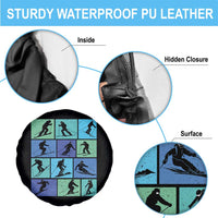 Skiing Spare Tire Cover for Skiers Wintersport Ski Snowboard