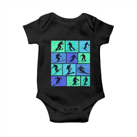 Skiing Baby Onesie for Skiers Wintersport Ski Snowboard
