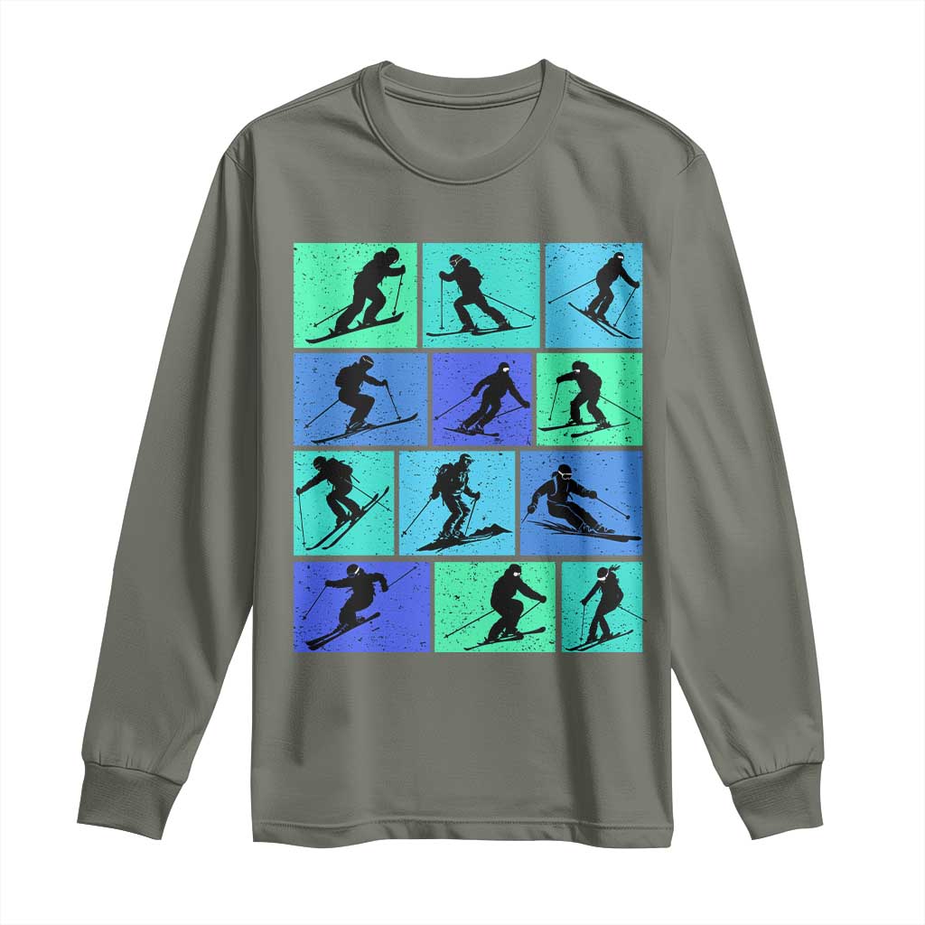 Skiing Long Sleeve Shirt for Skiers Wintersport Ski Snowboard