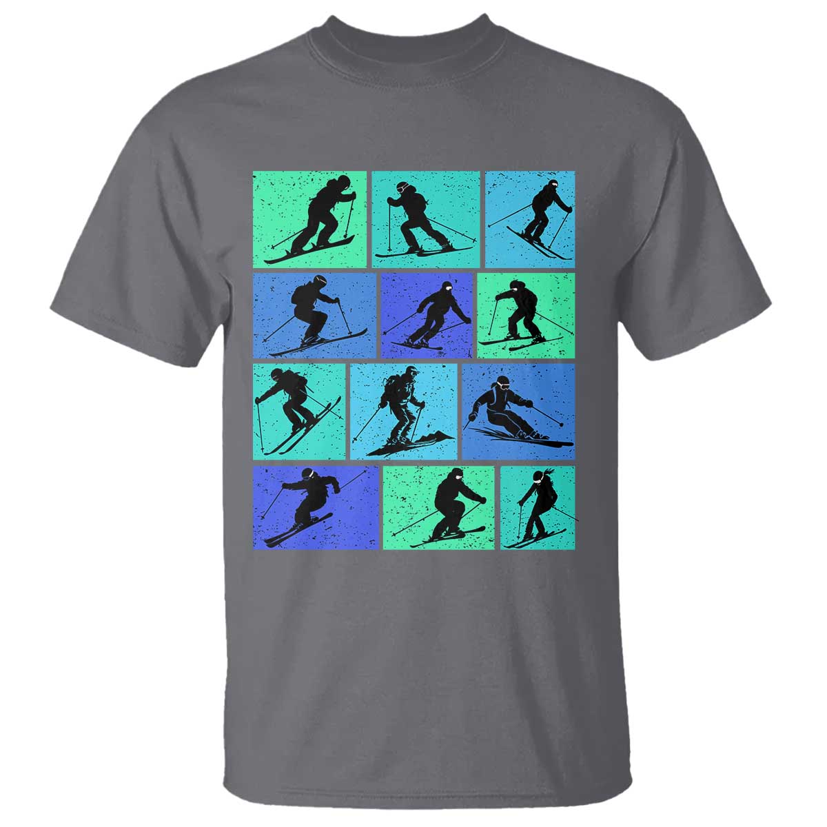 Skiing T Shirt for Skiers Wintersport Ski Snowboard - Wonder Print Shop