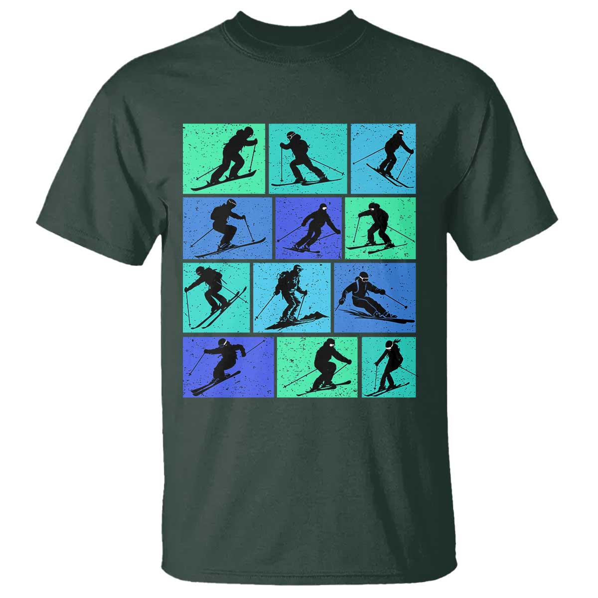 Skiing T Shirt for Skiers Wintersport Ski Snowboard - Wonder Print Shop