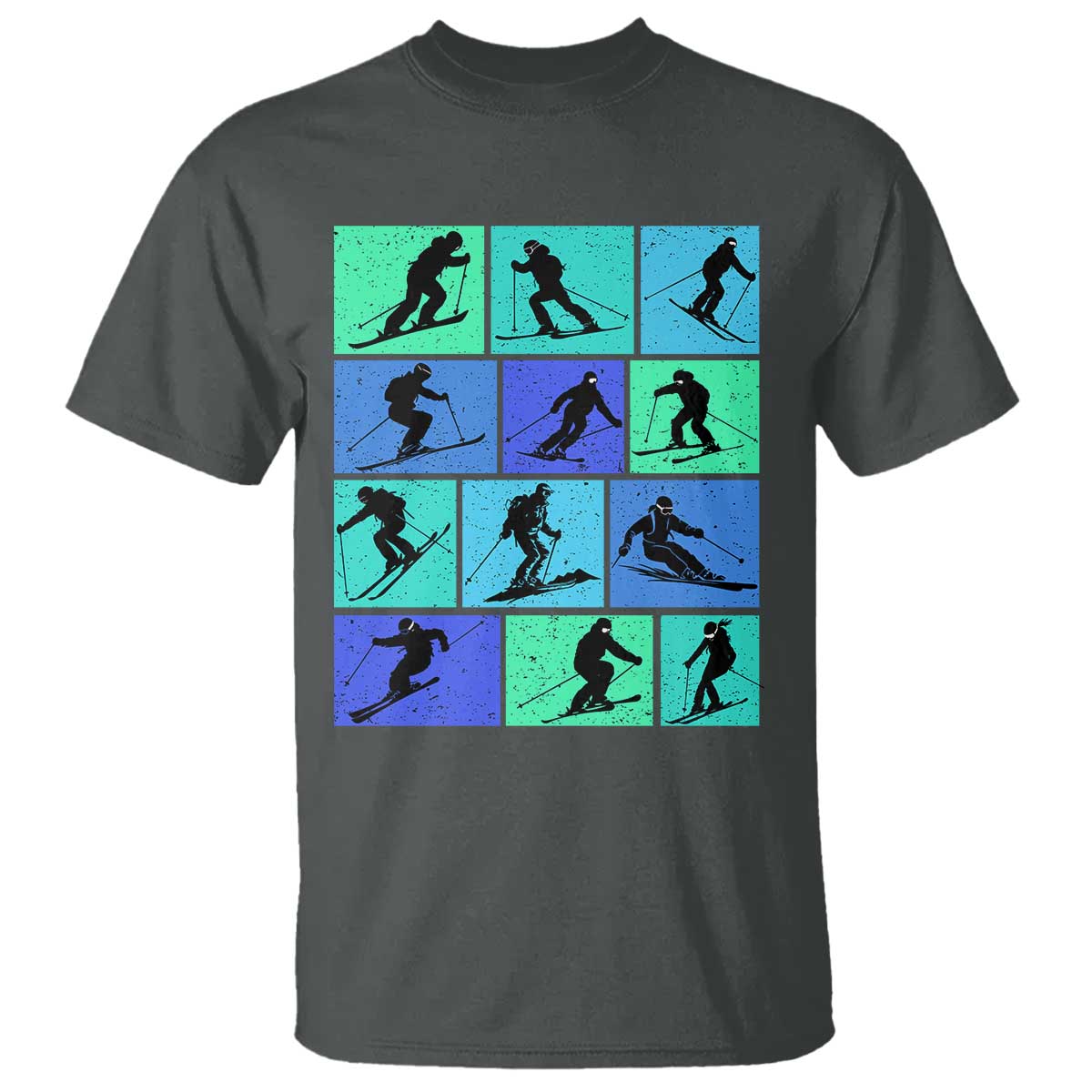 Skiing T Shirt for Skiers Wintersport Ski Snowboard - Wonder Print Shop