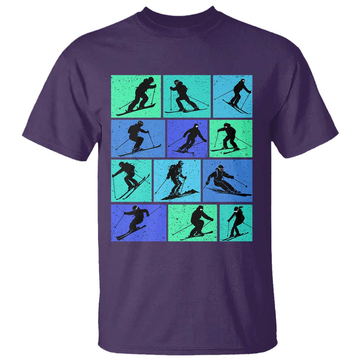 Skiing T Shirt for Skiers Wintersport Ski Snowboard - Wonder Print Shop